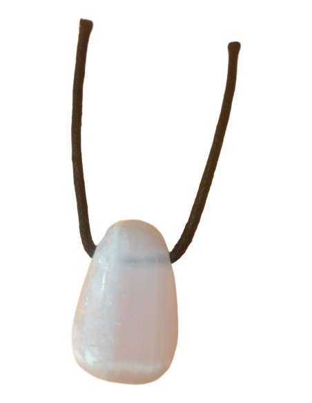 Photo de Pendentif percé en sélénite - encens.business - Boutique ésotérique en ligne - vente de Pendentif percé en sélénite