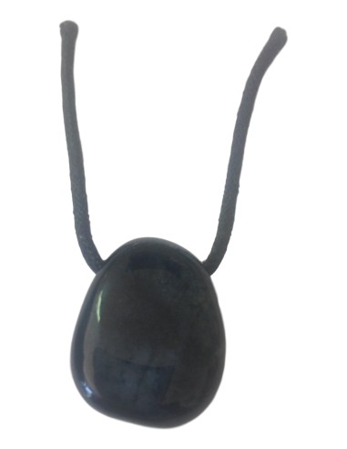 Photo de Pendentif percé en dumortierite - encens.business - Boutique ésotérique en ligne - vente de Pendentif percé en dumortierite