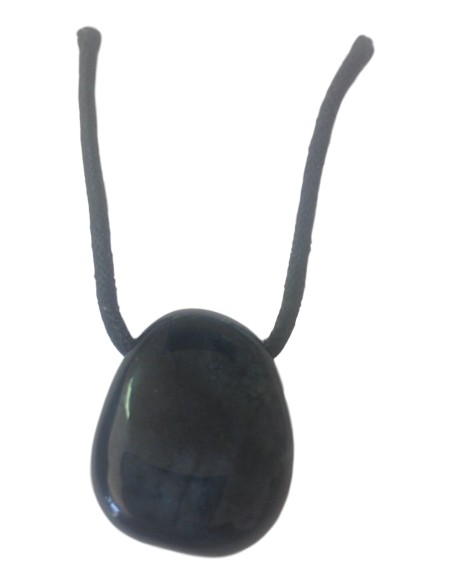 Photo de Pendentif percé en dumortierite - encens.business - Boutique ésotérique en ligne - vente de Pendentif percé en dumortierite