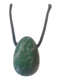 Photo de Pendentif percé en fuchsite serpentine - encens.business - Boutique ésotérique en ligne - vente de Pendentif percé en fuchsit