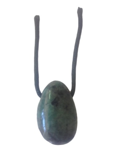 Photo de Pendentif percé en émeraude - encens.business - Boutique ésotérique en ligne - vente de Pendentif percé en émeraude