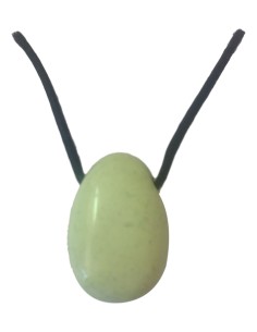 Photo de Pendentif percé en magnésite citron - encens.business - Boutique ésotérique en ligne - vente de Pendentif percé en magnésite 