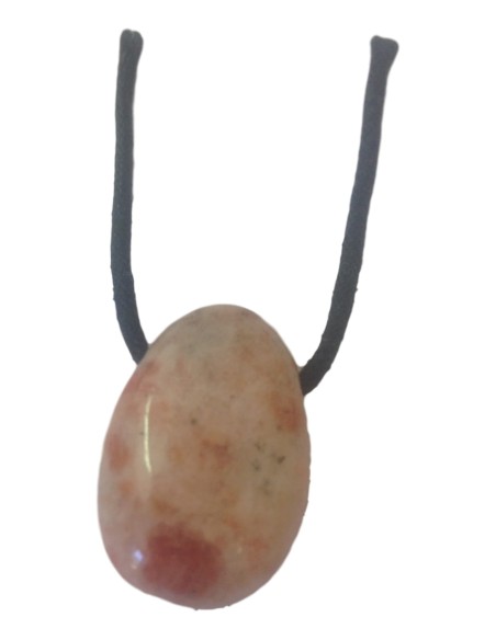 Photo de Pendentif percé en pierre du soleil - encens.business - Boutique ésotérique en ligne - vente de Pendentif percé en pierre du 