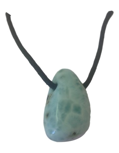 Photo de Pendentif percé en larimar - encens.business - Boutique ésotérique en ligne - vente de Pendentif percé en larimar