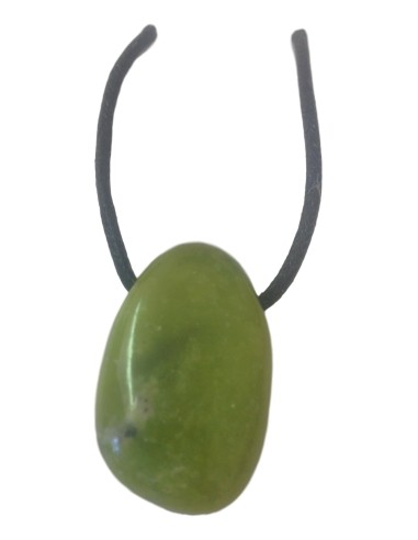 Photo de Pendentif percé en chrysoprase - encens.business - Boutique ésotérique en ligne - vente de Pendentif percé en chrysoprase