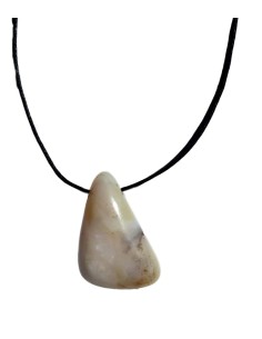Photo de Pendentif triface percé en Opale rose - encens.business - Boutique ésotérique en ligne - vente de Pendentif triface percé en 