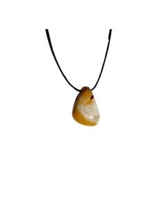 Photo de Pendentif triface percé en Mokaite - encens.business - Boutique ésotérique en ligne - vente de Pendentif triface percé en Mok