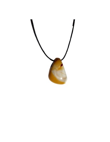 Photo de Pendentif triface percé en Mokaite - encens.business - Boutique ésotérique en ligne - vente de Pendentif triface percé en Mok