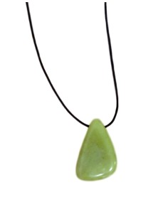 Photo de Pendentif triface percé en Aventurine - encens.business - Boutique ésotérique en ligne - vente de Pendentif triface percé en 