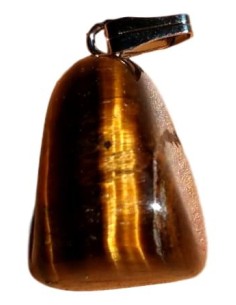 Photo de Pendentif triface bélière en Oeil de tigre - encens.business - Boutique ésotérique en ligne - vente de Pendentif triface béli