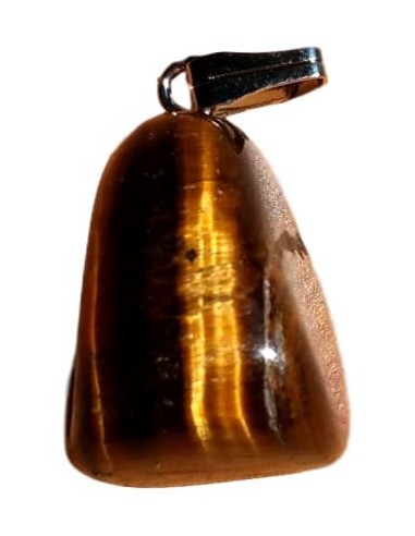 Photo de Pendentif triface bélière en Oeil de tigre - encens.business - Boutique ésotérique en ligne - vente de Pendentif triface béli