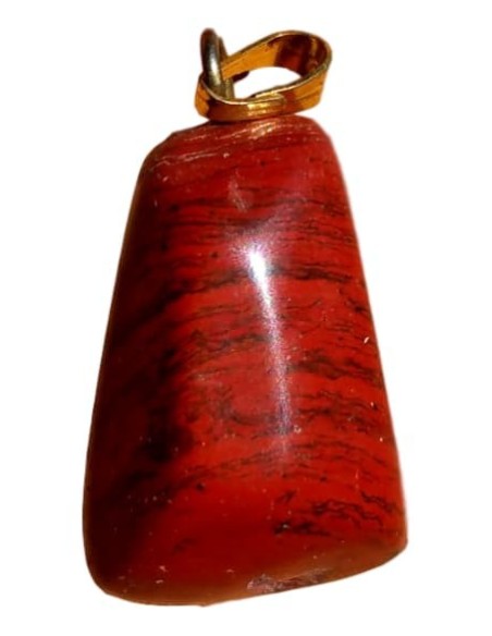 Photo de Pendentif triface bélière en Jaspe - encens.business - Boutique ésotérique en ligne - vente de Pendentif triface bélière en J