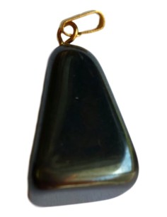 Photo de Pendentif triface belière en Hématite - encens.business - Boutique ésotérique en ligne - vente de Pendentif triface belière e
