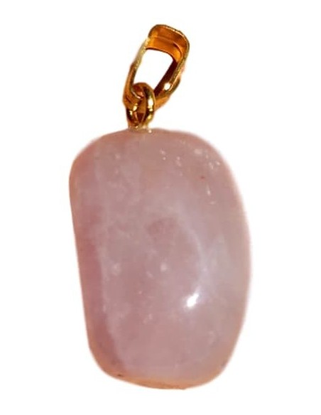 Photo de Pendentif forme libre belière en Quartz rose - encens.business - Boutique ésotérique en ligne - vente de Pendentif forme libr