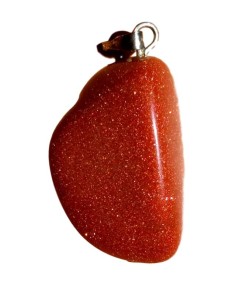Photo de Pendentif forme libre belière en Pierre de soleil - encens.business - Boutique ésotérique en ligne - vente de Pendentif forme