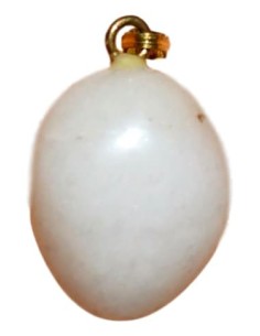 Photo de Pendentif forme libre belière en Opale blanche - encens.business - Boutique ésotérique en ligne - vente de Pendentif forme li