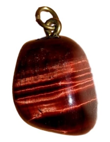 Photo de Pendentif forme libre belière en Oeil de taureau - encens.business - Boutique ésotérique en ligne - vente de Pendentif forme 