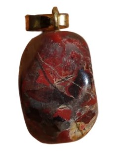 Photo de Pendentif forme libre belière en Jaspe - encens.business - Boutique ésotérique en ligne - vente de Pendentif forme libre beli