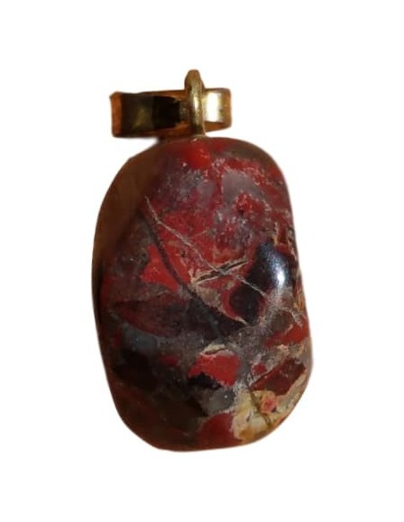 Photo de Pendentif forme libre belière en Jaspe - encens.business - Boutique ésotérique en ligne - vente de Pendentif forme libre beli