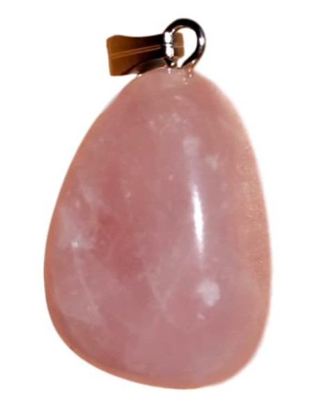 Photo de Pendentif triface bélière en Quartz rose - encens.business - Boutique ésotérique en ligne - vente de Pendentif triface bélièr