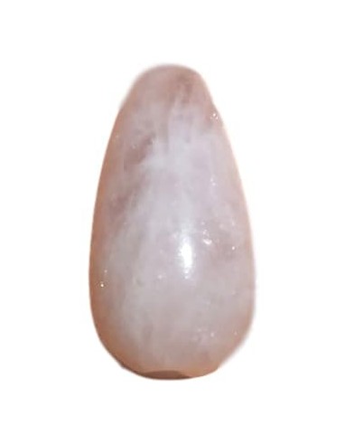 Photo de Pendentif percé goutte Quartz rose - encens.business - Boutique ésotérique en ligne - vente de Pendentif percé goutte Quartz 