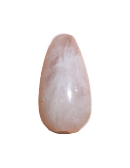 Photo de Pendentif percé goutte Quartz rose - encens.business - Boutique ésotérique en ligne - vente de Pendentif percé goutte Quartz 