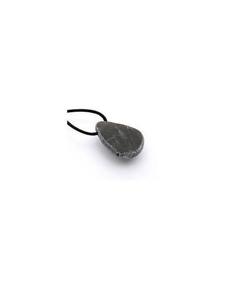 Photo de Pendentif semi poli en piere de lune noire - encens.business - Boutique ésotérique en ligne - vente de Pendentif semi poli en