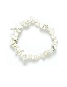 Photo de Bracelet chips howlite - encens.business - Boutique ésotérique en ligne - vente de Bracelet chips howlite