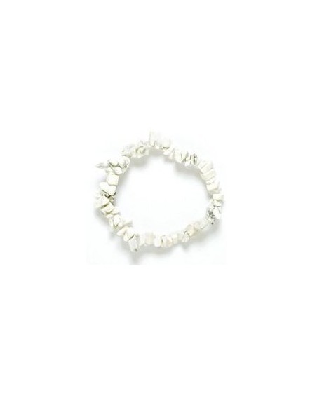 Photo de Bracelet chips howlite - encens.business - Boutique ésotérique en ligne - vente de Bracelet chips howlite