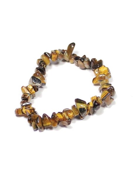 Photo de Bracelet chips oeil de tigre - encens.business - Boutique ésotérique en ligne - vente de Bracelet chips oeil de tigre