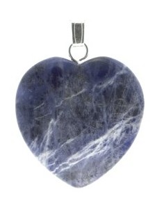 Photo de Pendentif Coeur en sodalite - encens.business - Boutique ésotérique en ligne - vente de Pendentif Coeur en sodalite