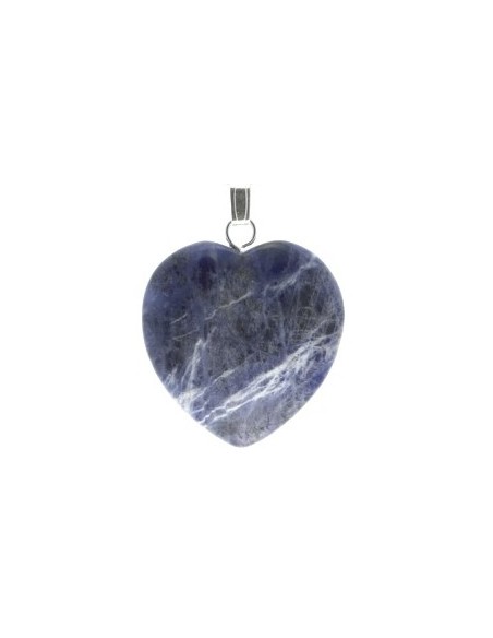 Photo de Pendentif Coeur en sodalite - encens.business - Boutique ésotérique en ligne - vente de Pendentif Coeur en sodalite