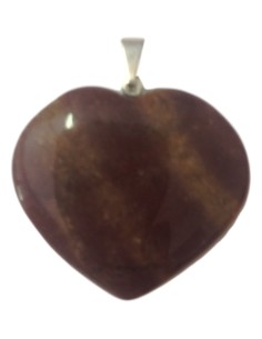 Photo de Pendentif Coeur en jaspe - encens.business - Boutique ésotérique en ligne - vente de Pendentif Coeur en jaspe
