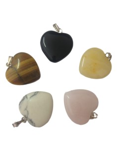 Photo de Pendentif Coeur en lot d 5 - encens.business - Boutique ésotérique en ligne - vente de Pendentif Coeur en lot d 5