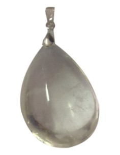 Photo de Pendentif goutte avec bélière en cristal de roche qualité extra - encens.business - Boutique ésotérique en ligne - vente de P