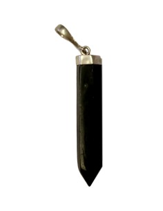 Photo de Pendentif en pointe Tourmaline polie - encens.business - Boutique ésotérique en ligne - vente de Pendentif en pointe Tourmali