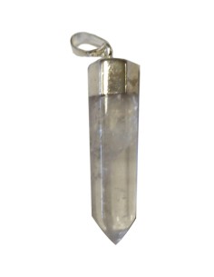 Photo de Pendentif en pointe Cristal de roche - encens.business - Boutique ésotérique en ligne - vente de Pendentif en pointe Cristal 