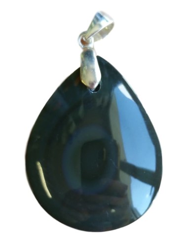 Photo de Pendentif  goutte avec bélière en Obsidienne oeil céleste - encens.business - Boutique ésotérique en ligne - vente de Pendent