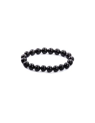 Photo de Bracelet 6 mm en obsidienne oeil céleste - encens.business - Boutique ésotérique en ligne - vente de Bracelet 6 mm en obsidie