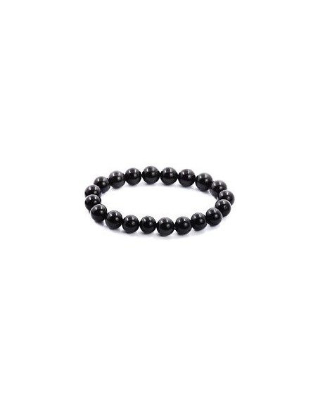 Photo de Bracelet 6 mm en obsidienne oeil céleste - encens.business - Boutique ésotérique en ligne - vente de Bracelet 6 mm en obsidie