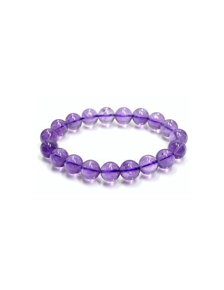 Photo de Bracelet 6 mm en améthyste - encens.business - Boutique ésotérique en ligne - vente de Bracelet 6 mm en améthyste