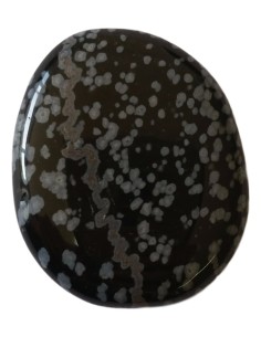 Photo de Palet en obsidienne neige - encens.business - Boutique ésotérique en ligne - vente de Palet en obsidienne neige