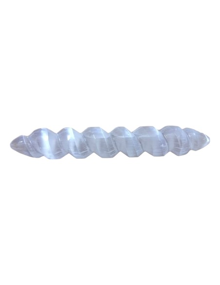 Photo de Bâton de massage sélénite en spirale - encens.business - Boutique ésotérique en ligne - vente de Bâton de massage sélénite en