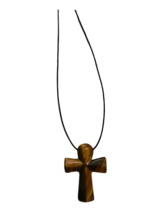 Photo de Pendentif croix ankh en oeil de tigre - encens.business - Boutique ésotérique en ligne - vente de Pendentif croix ankh en oei