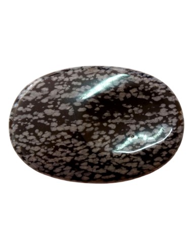 Photo de palet pouce obsidienne neige - encens.business - Boutique ésotérique en ligne - vente de palet pouce obsidienne neige