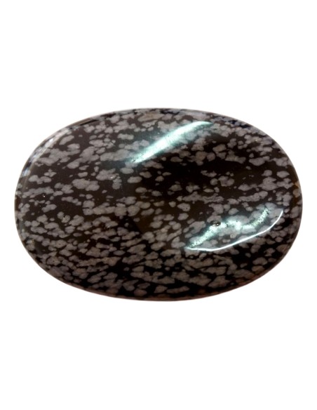 Photo de palet pouce obsidienne neige - encens.business - Boutique ésotérique en ligne - vente de palet pouce obsidienne neige