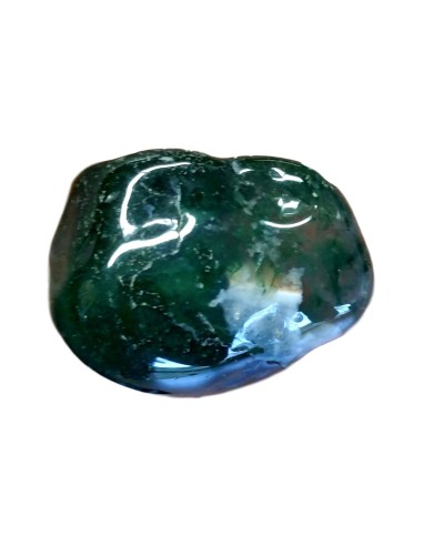 Photo de Agate mousse en Pierre roulée 5/6  cm - encens.business - Boutique ésotérique en ligne - vente de Agate mousse en Pierre roul