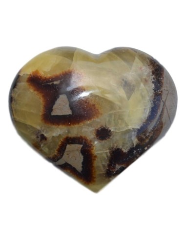 Photo de Coeur en jaspe septaria 8 cm - encens.business - Boutique ésotérique en ligne - vente de Coeur en jaspe septaria 8 cm