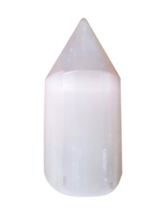 Photo de Pointe en sélénite 9 cm - encens.business - Boutique ésotérique en ligne - vente de Pointe en sélénite 9 cm