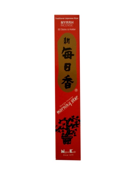 Photo de Encens Japonais MORNING STAR Myrrhe - encens.business - Boutique ésotérique en ligne - vente de Encens Japonais MORNING STAR 